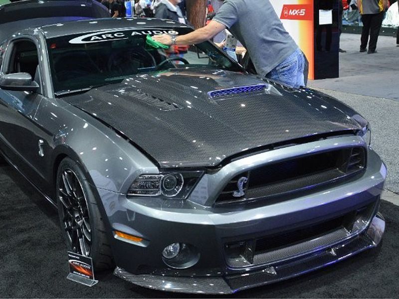 Mustang GT500 SC Mongoose Carbon Fiber Hood 20102014 SCMONGOOSEGT5CF